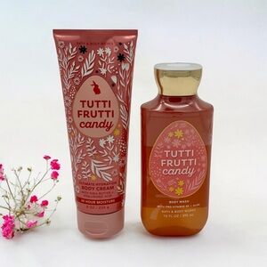 Bath & Body Works Tutti Frutti Candy Easter Body Wash & Lotion Gift Set NWT